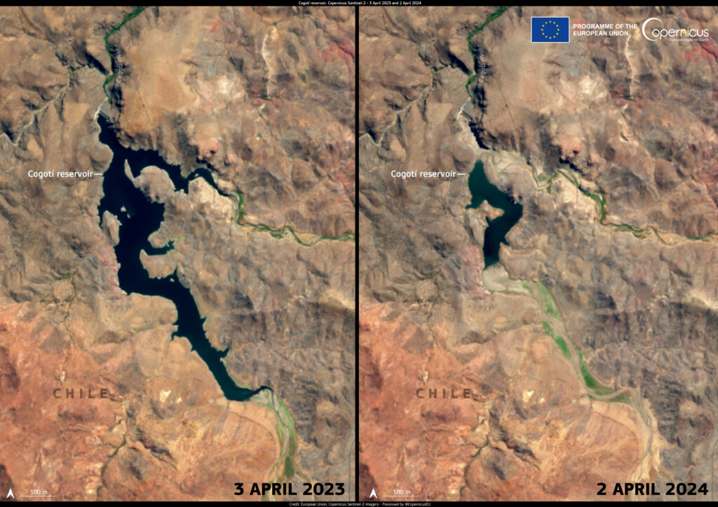 Chile's Cogotí Reservoir Dries Amid Drought