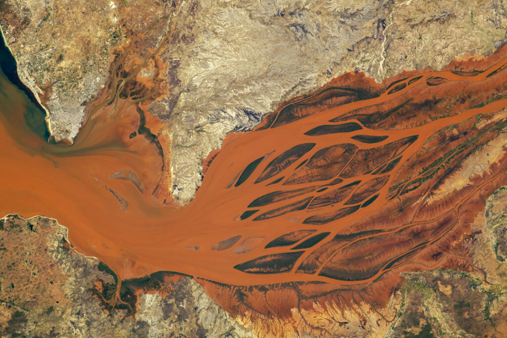 Rusty Red Waters in Madagascar