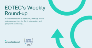 Page with abstract arrows and text: EOTEC's Weekly round up