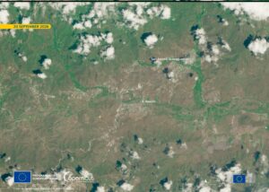 Satellite image of drought in the Motagua Valley, Guatemala, Sept 20, 2026